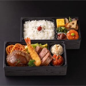黒毛和牛ステーキハウス洋弁当(海老フライ＆ハンバーグ）